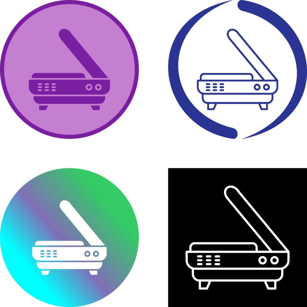 Scanner Icon Design Stock Free