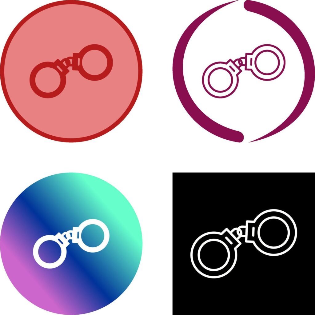 Handcuffs Icon Design Stock Free