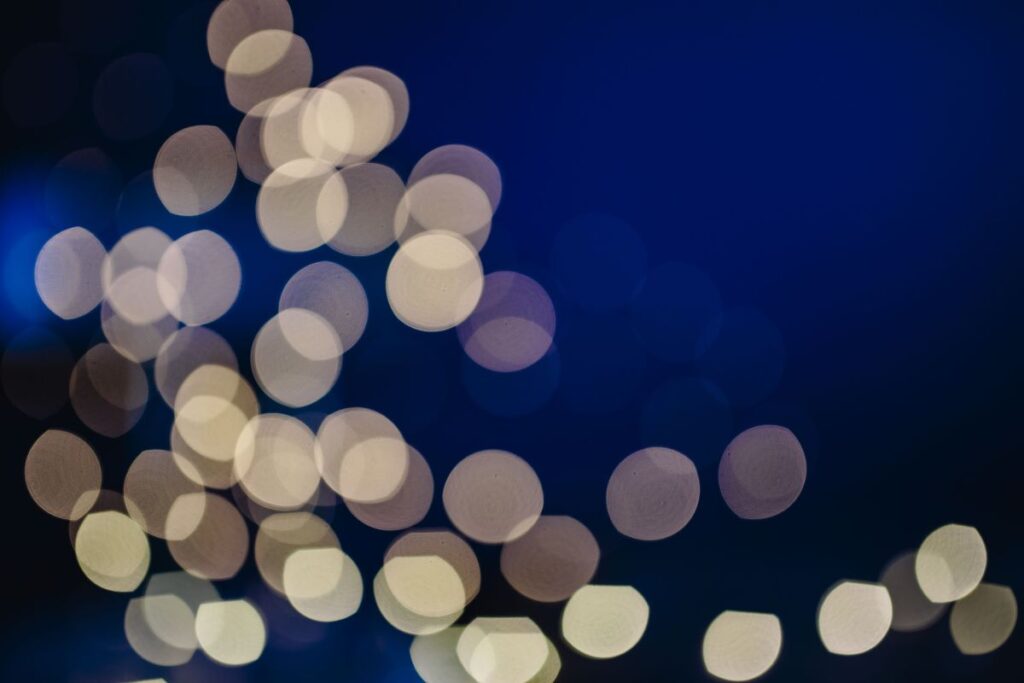 White abstract bokeh lights Stock Free