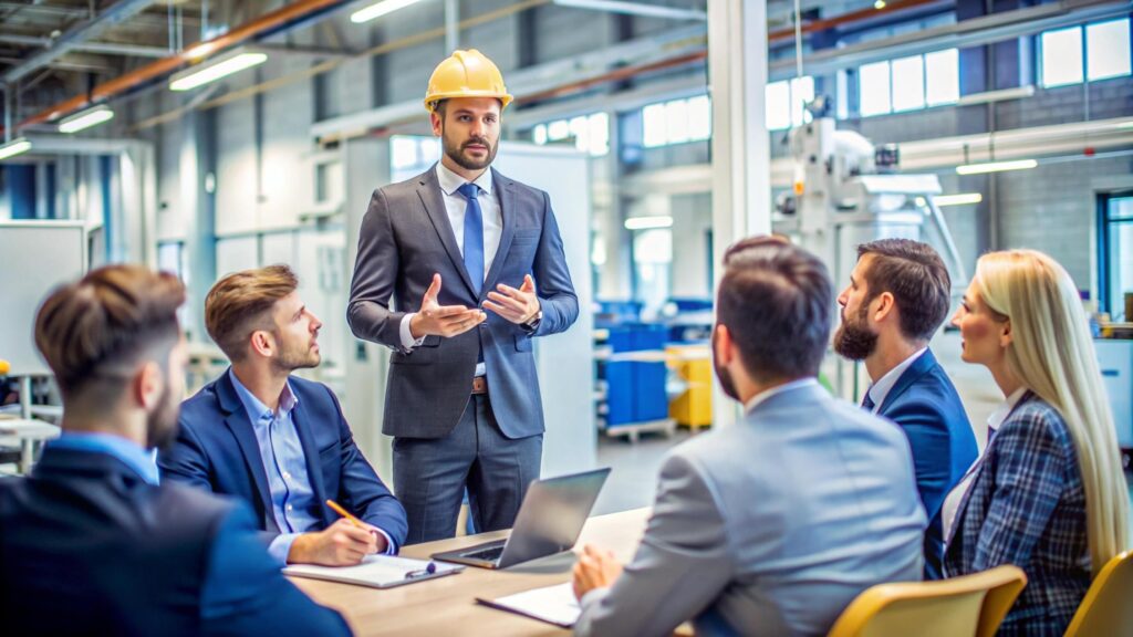 Business meeting in office Stock Free