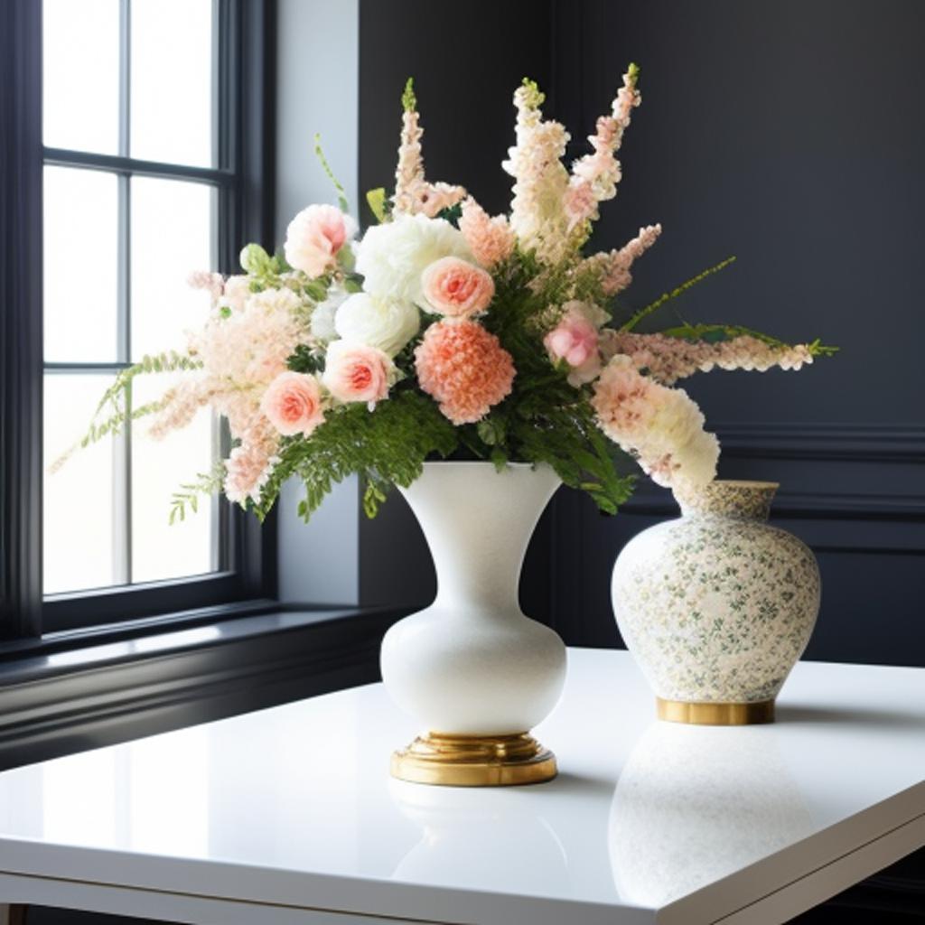 Create: Exquisite floral arrangement, by @ai_generated