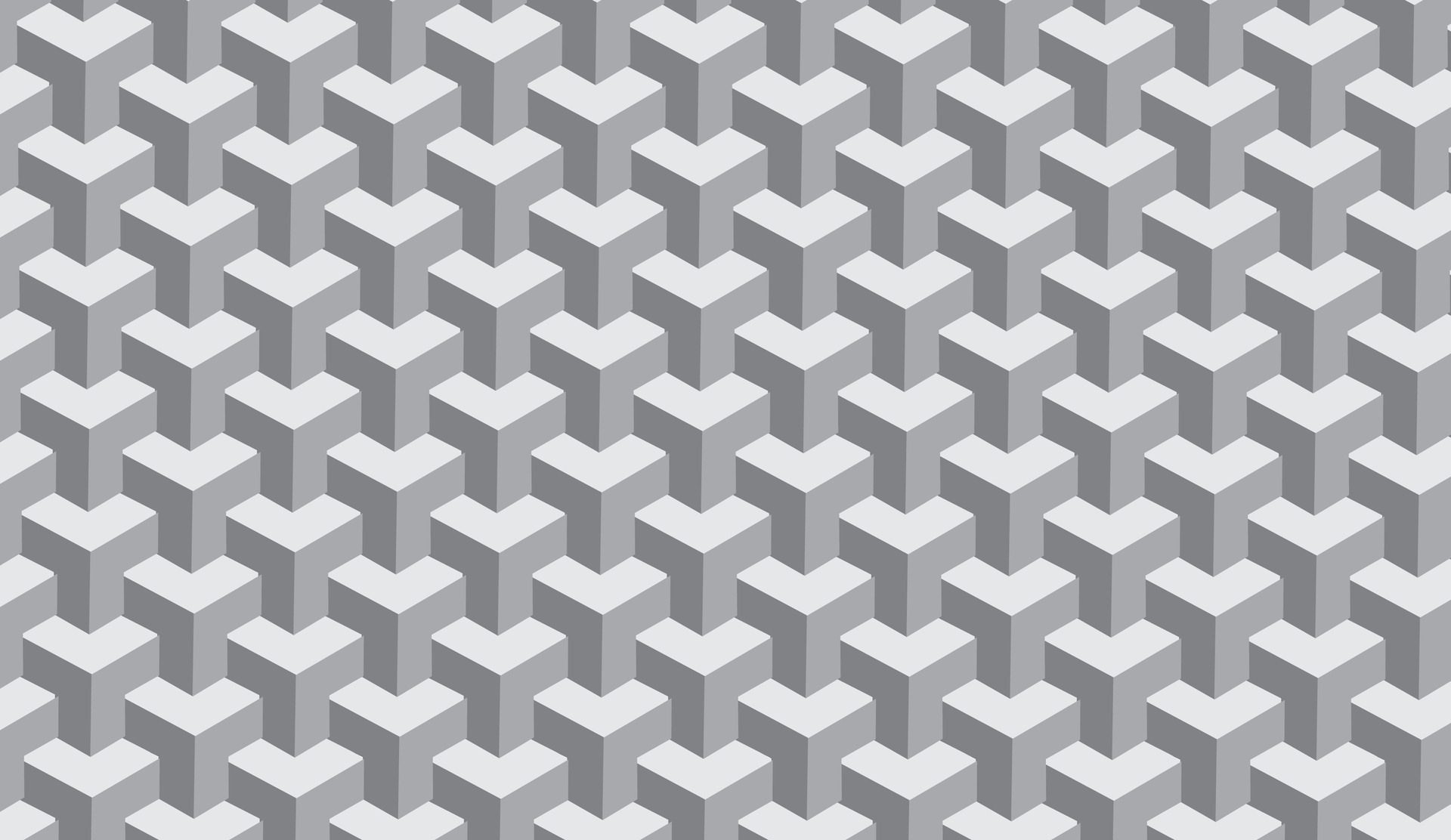 3D patent wallpaper design for white and gray walls Free Vector