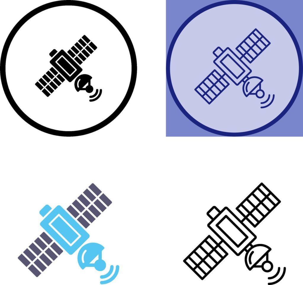 Satelite Icon Design Stock Free