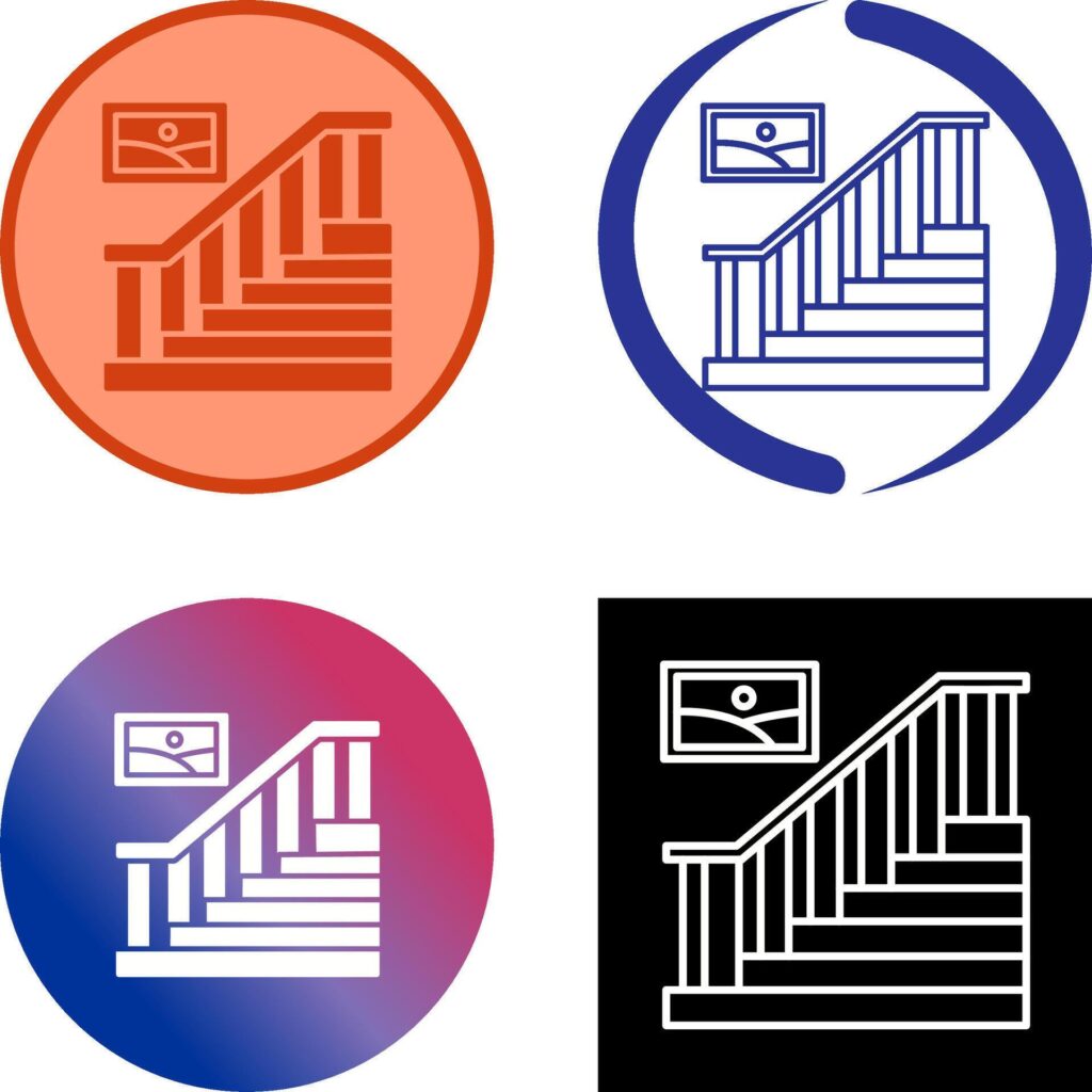 Stair Icon Design Stock Free