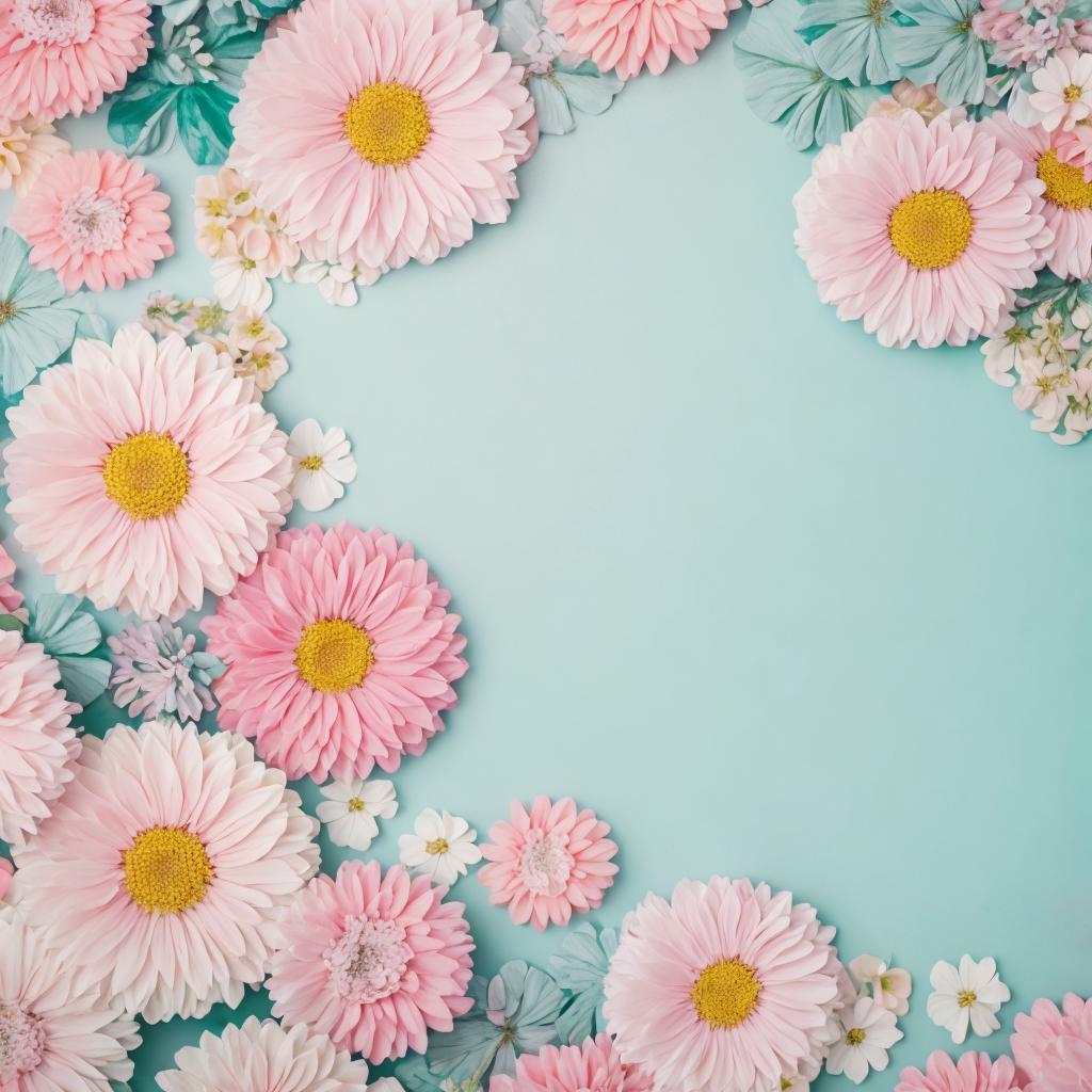 Fondo de flores difuminadas by @ai_generated