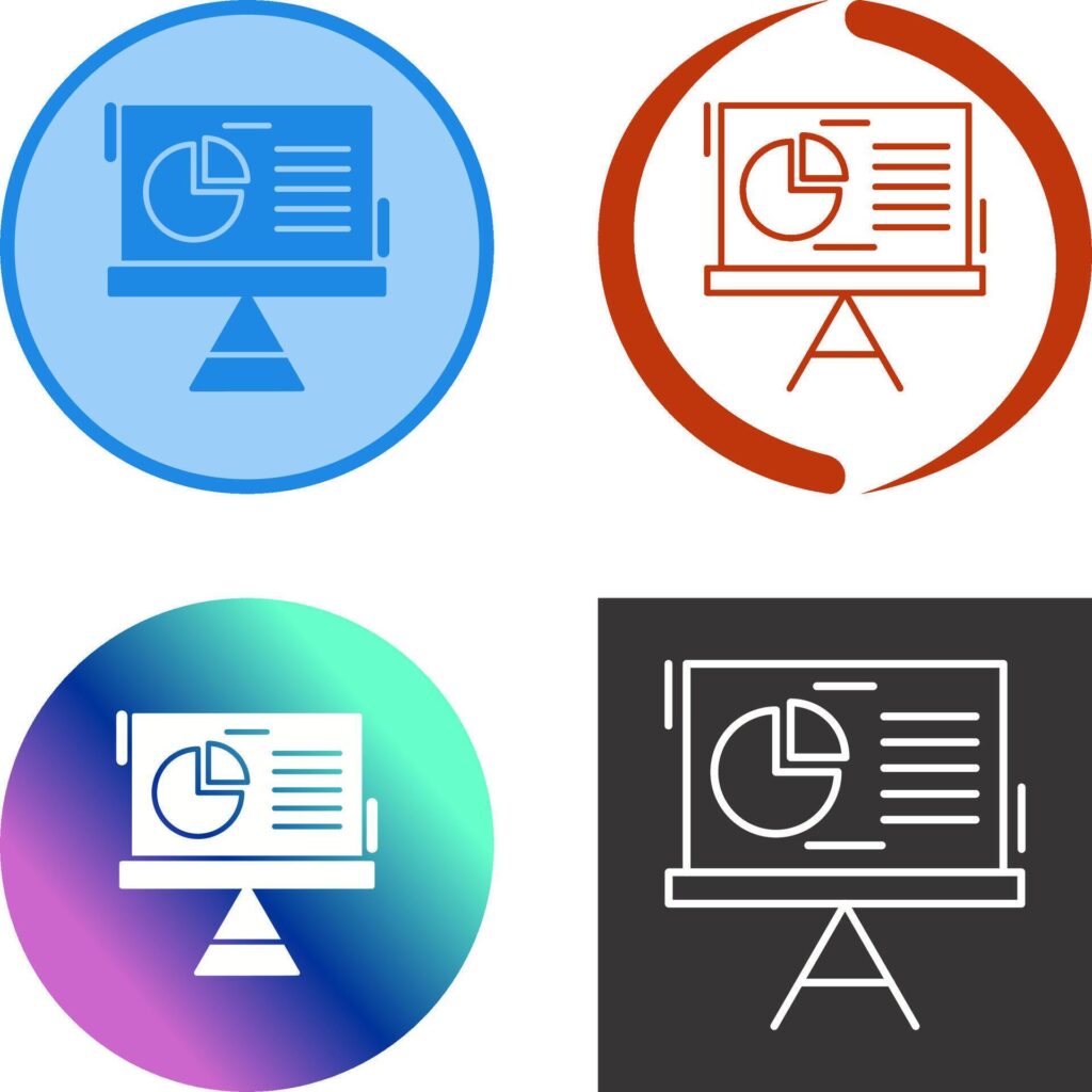 Pie Chart Icon Design Stock Free