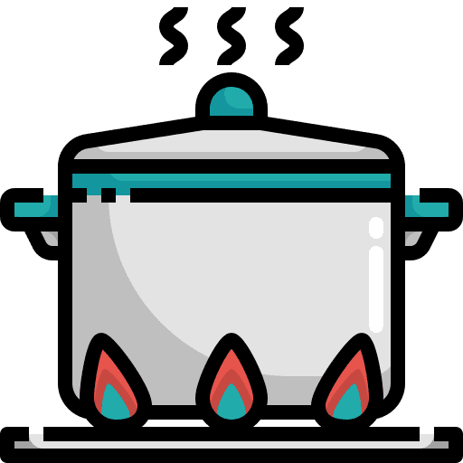 Cooking, food, hot icon