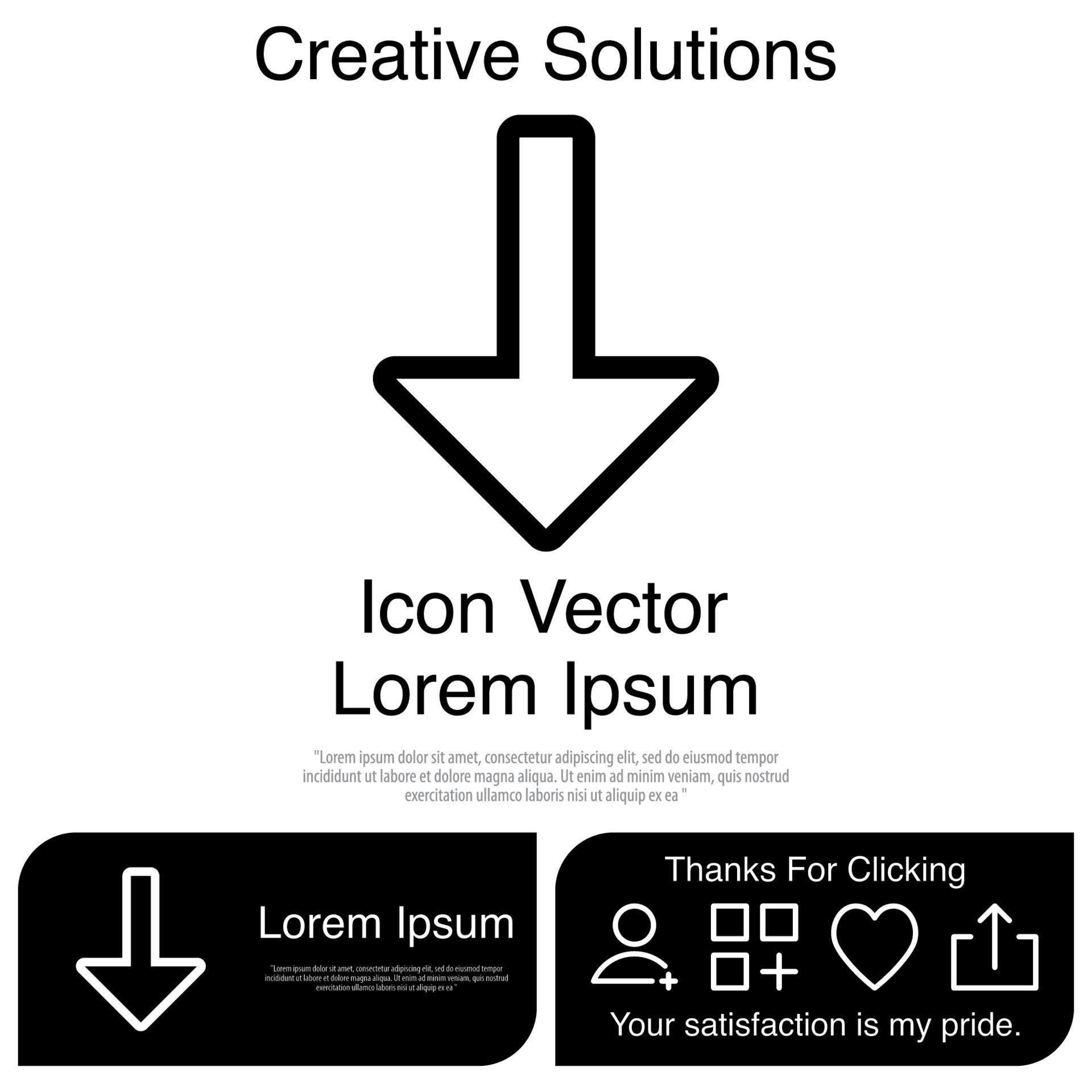 Arrow Icon Vector EPS 10 Stock Free