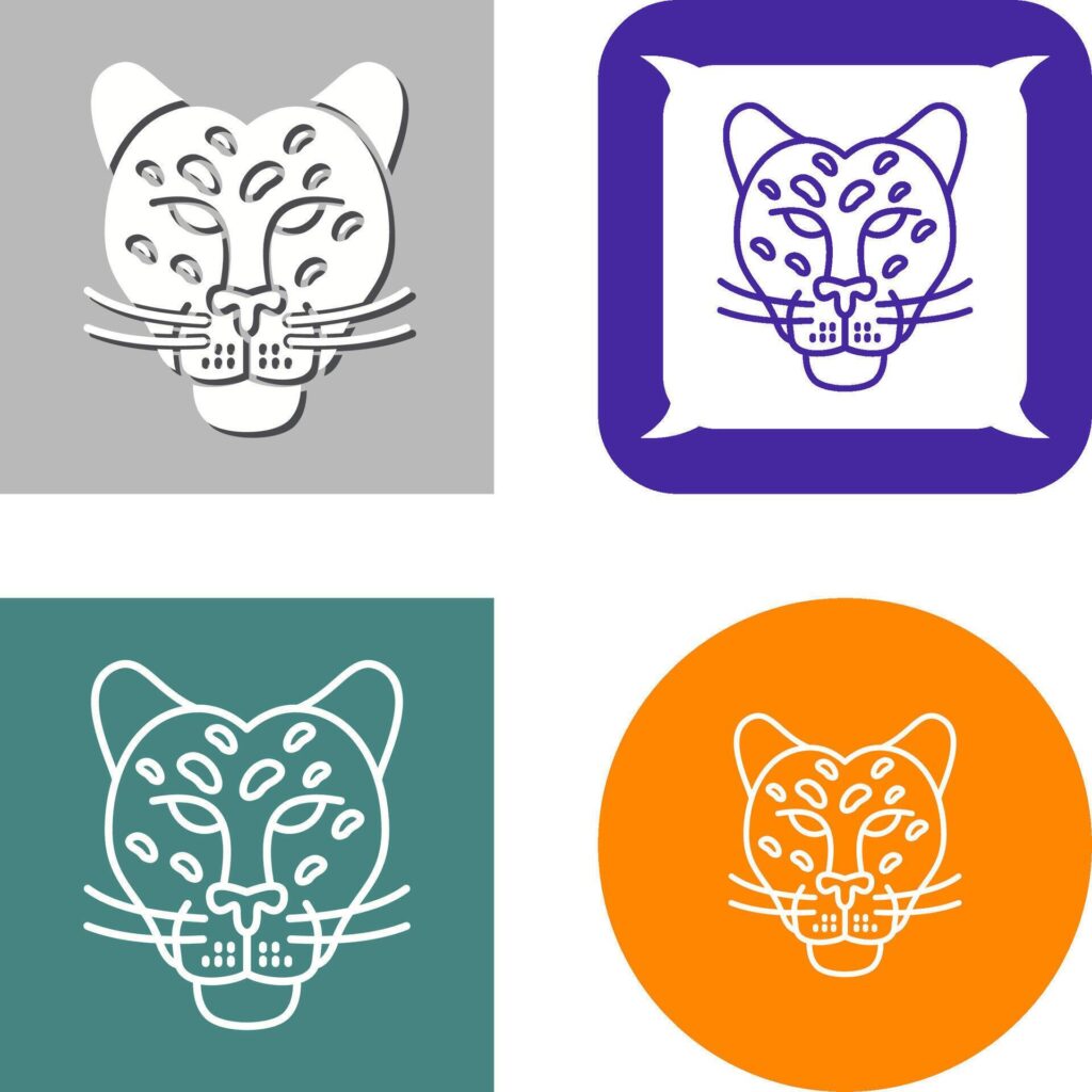 Jaguar Icon Design Stock Free