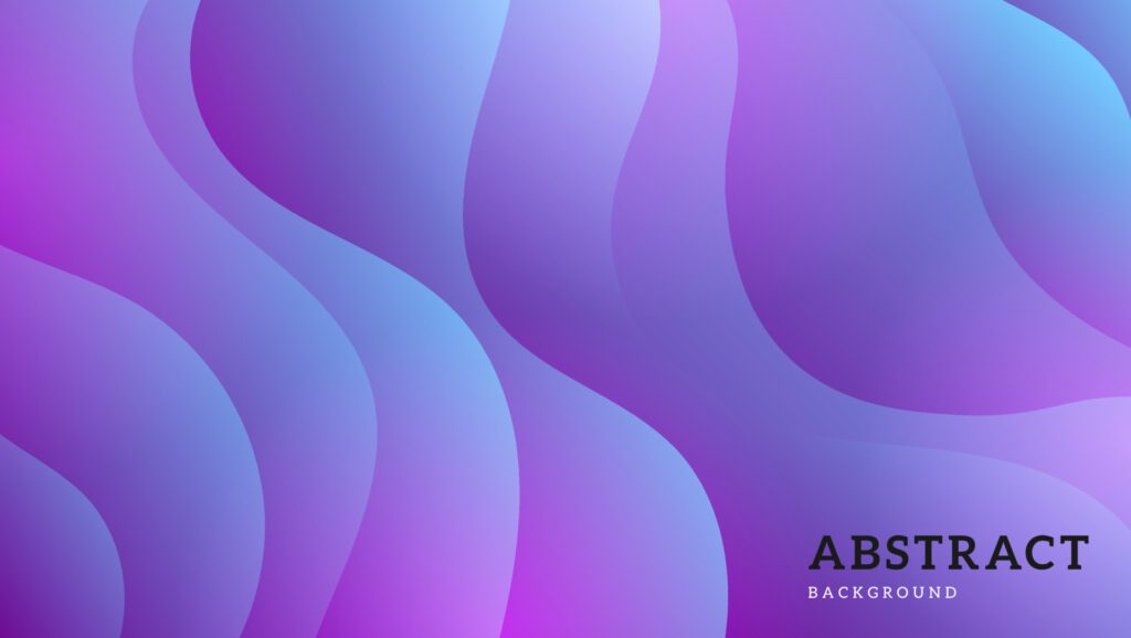 Modern Abstract Minimal Gradient Blue Purple Liquid Wave Background Free Vector