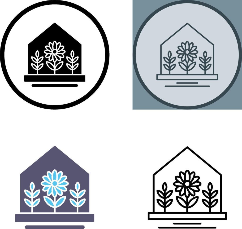 Farm House Icon Design Stock Free