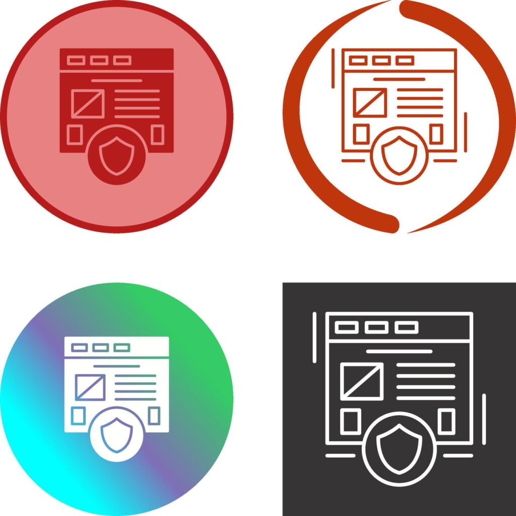 Secure Icon Design Stock Free