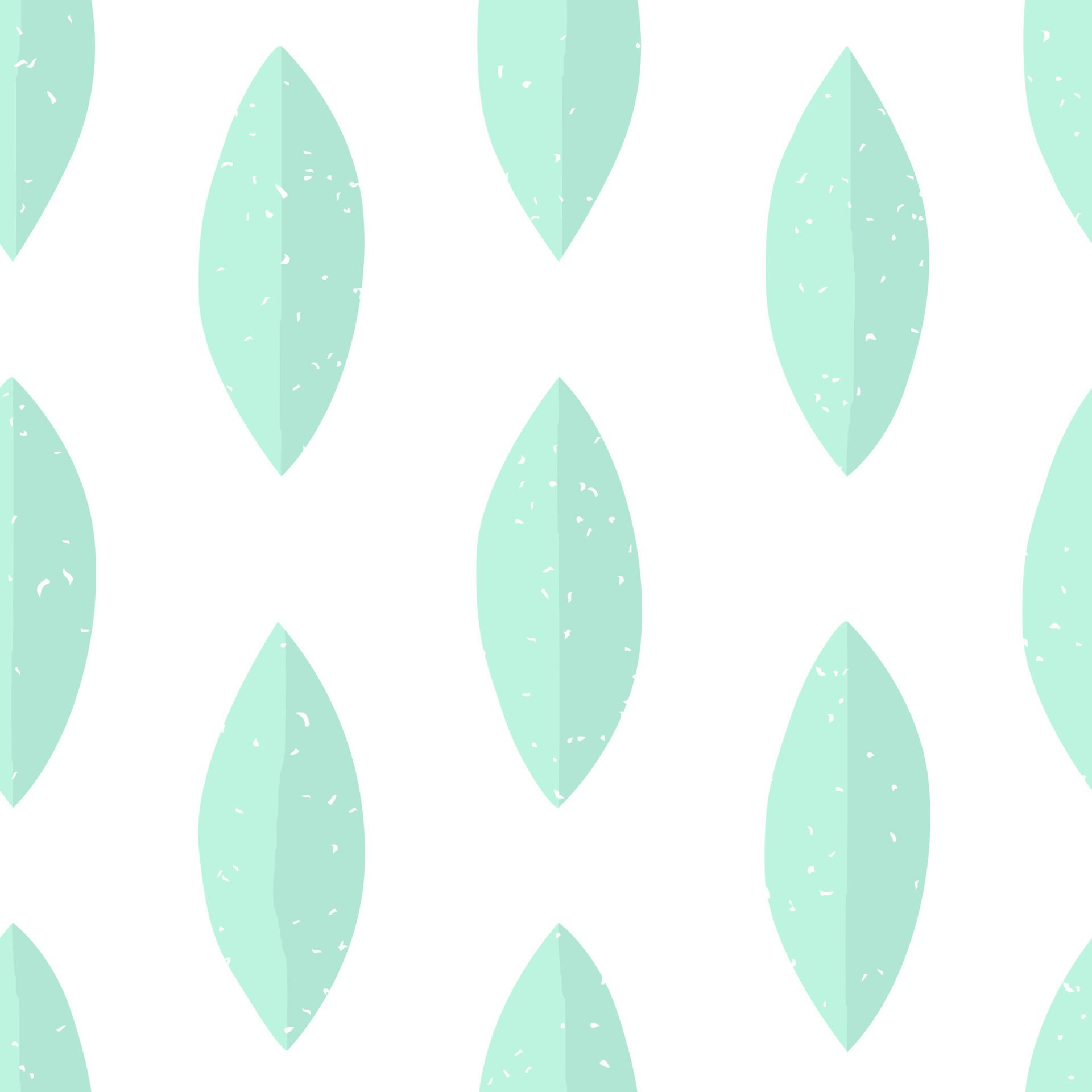 Seamless pattern hand drawn leaves. Floral cute texture. Vector illustration for print, wrapping paper, design. Free Vector