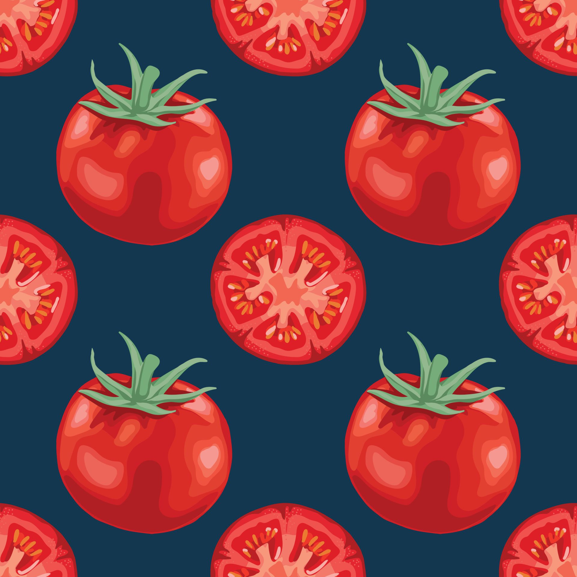 hand draw vegetarain seamless background pattern for fabric Free Vector