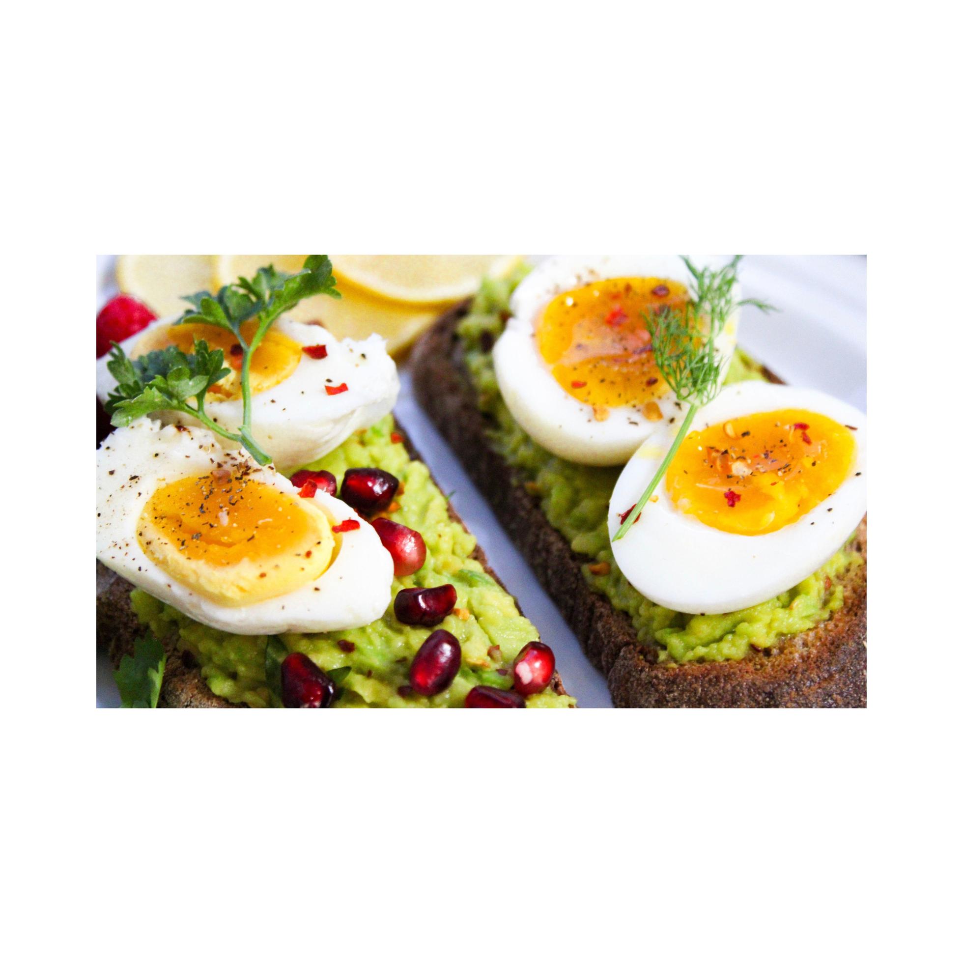 Boiled Egg Breakfast for Healthy People Stock Free