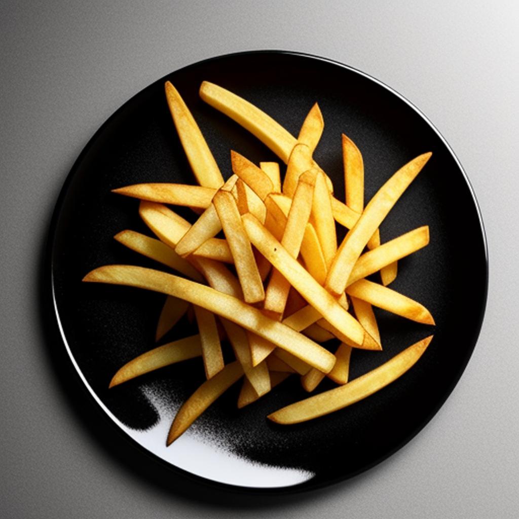 French fries images with by @ai_generated