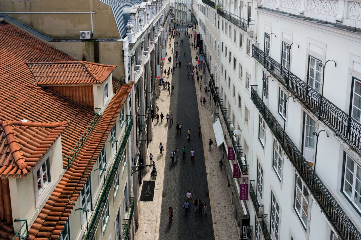 The streets of Lisbon Stock Free