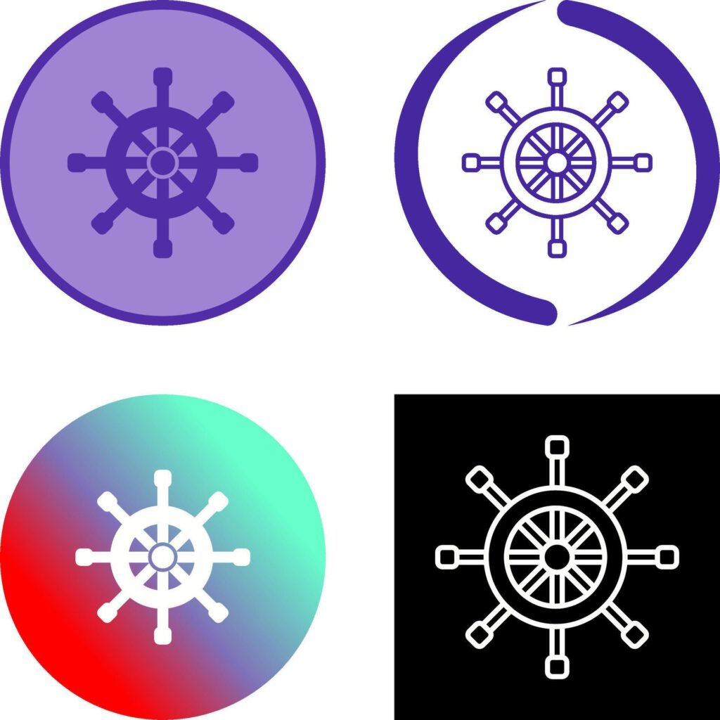 Rudder Icon Design Stock Free