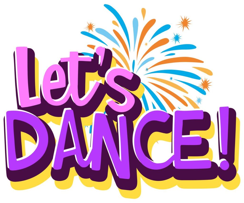 Let’s dance logo template Stock Free