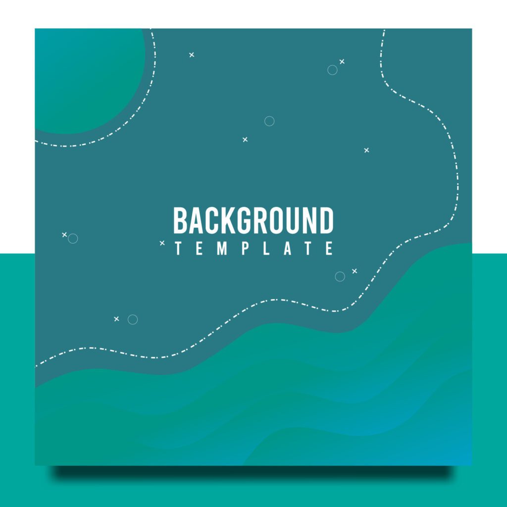 background design template, with colorful abstract wavy fluid design Free Vector