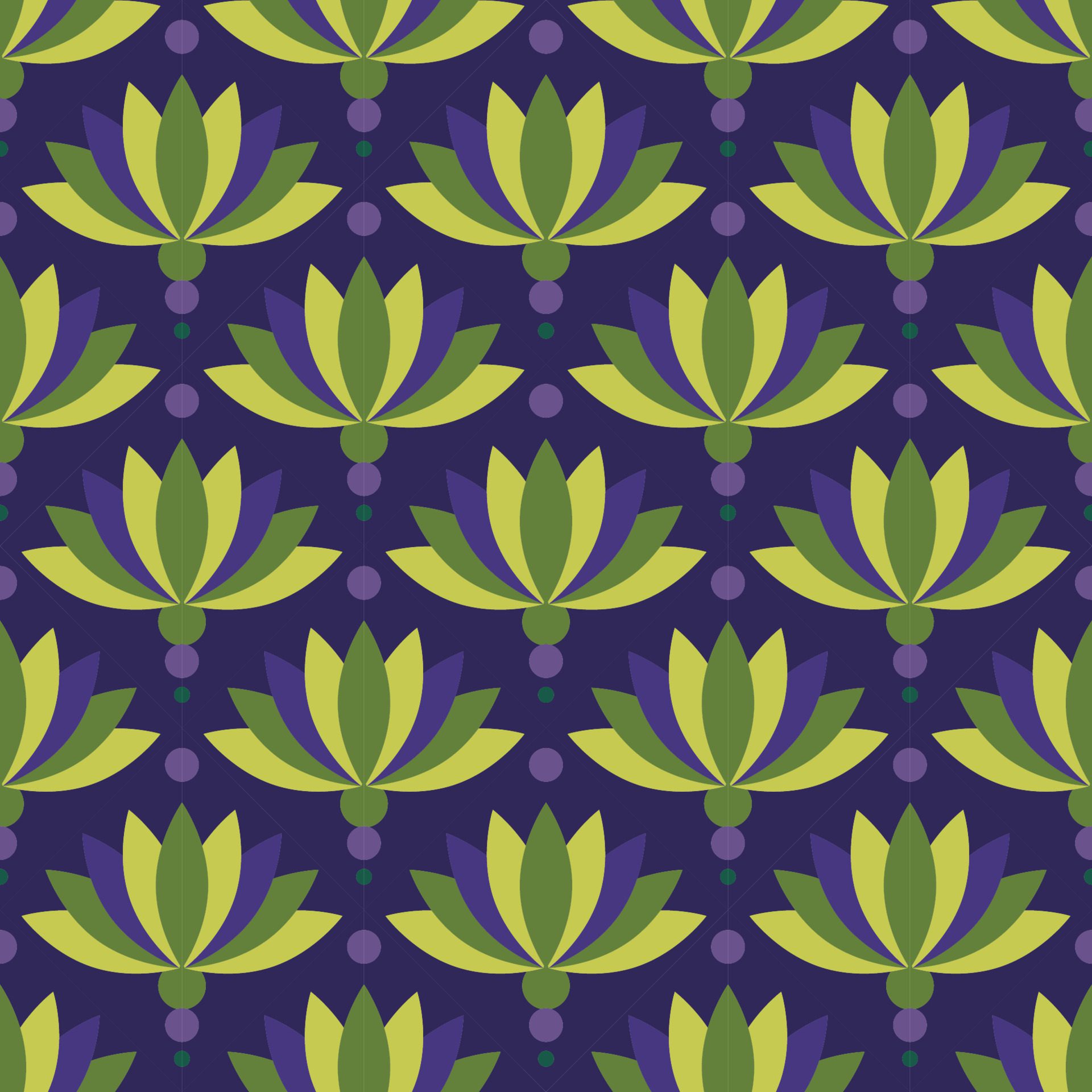 Seamless floral pattern with leaves Free Vector