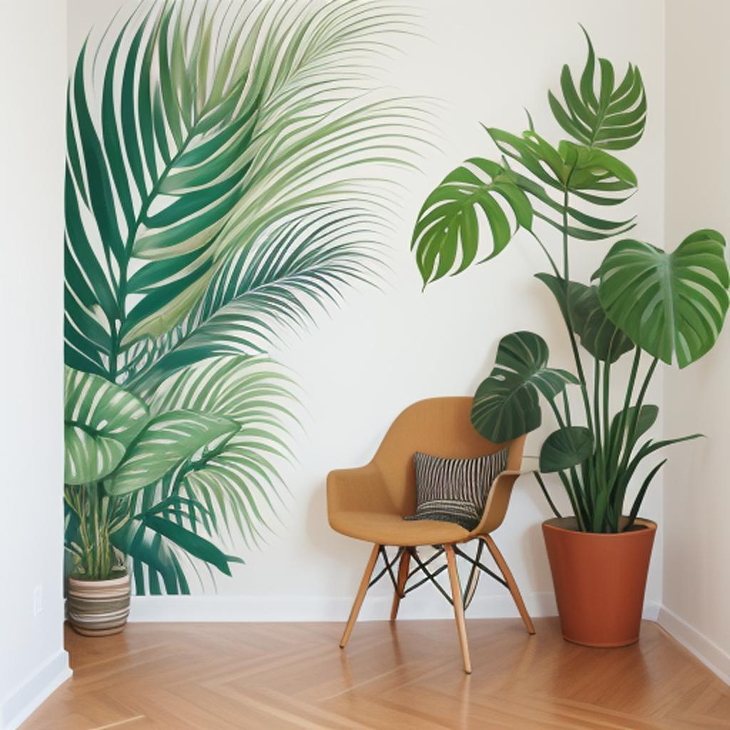 Background, Indoor plants wall by @ai_generated