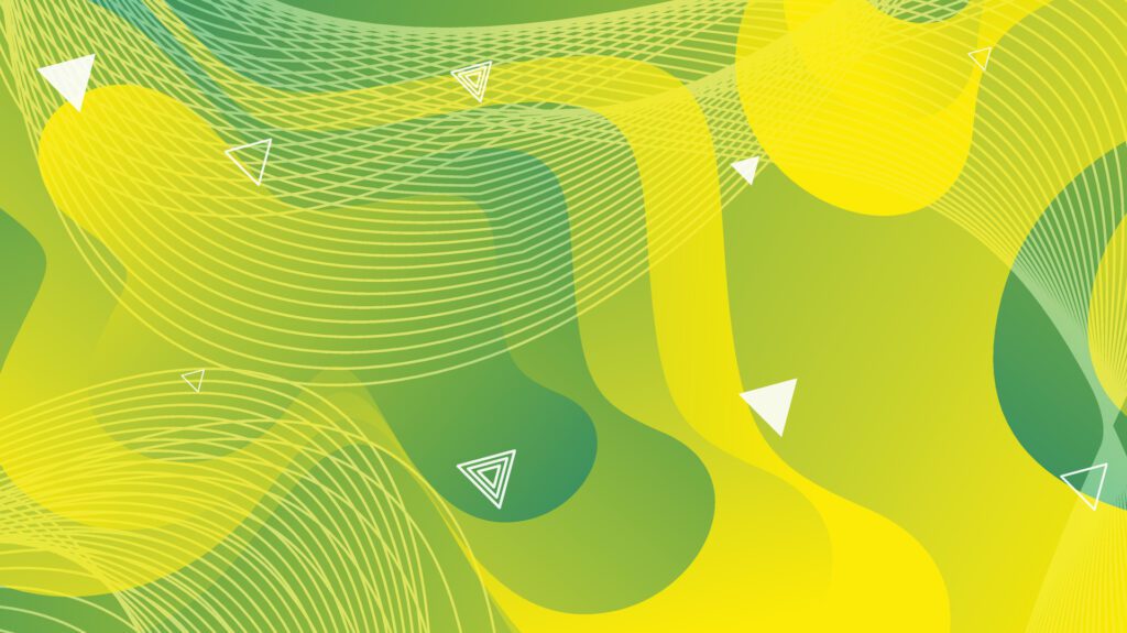 Green and yellow gradient fluid wave abstract background Free Vector and Free SVG