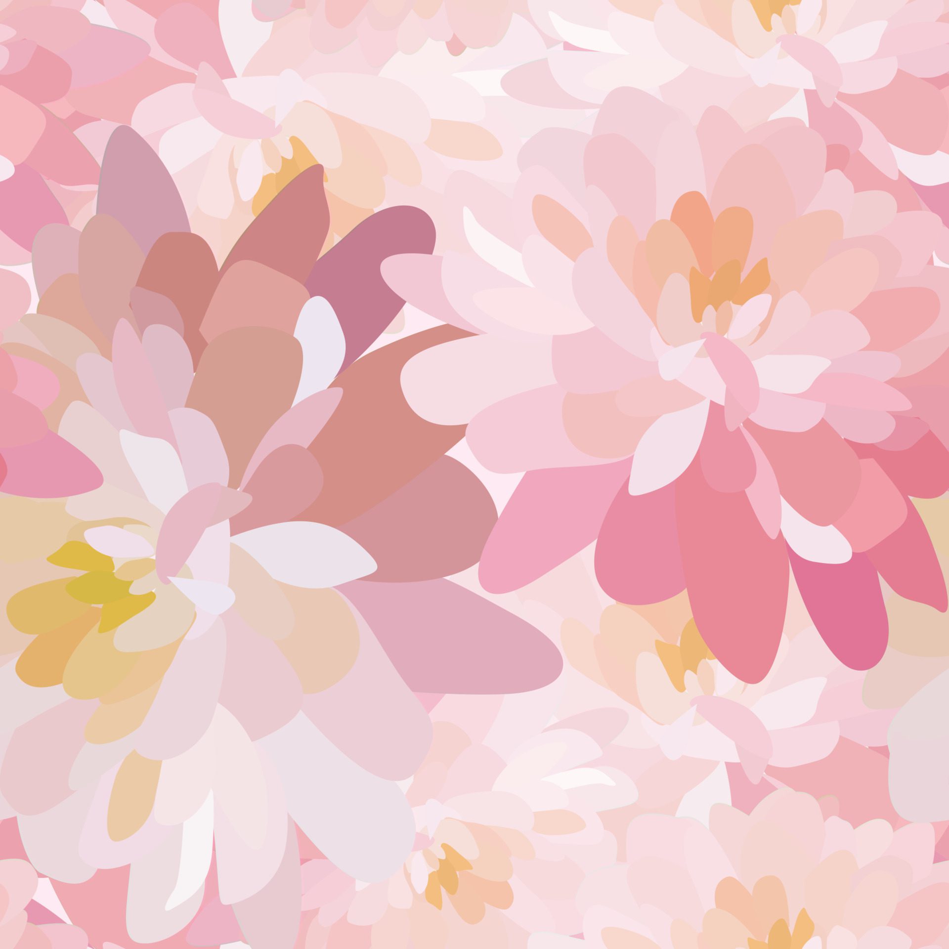 Floral Seamless Pattern Background Vector Illustration Free Vector