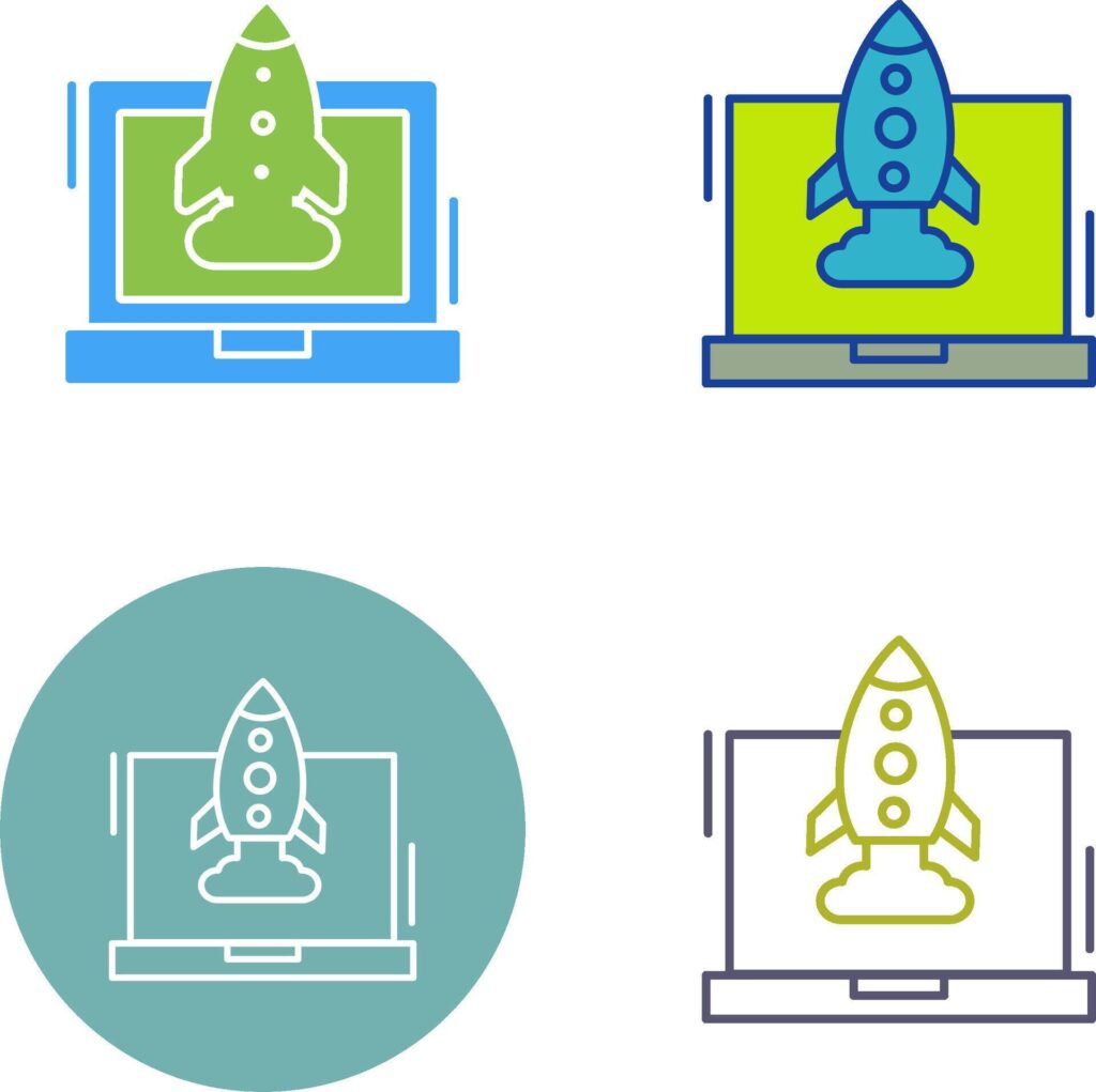 Rocket Icon Design Stock Free