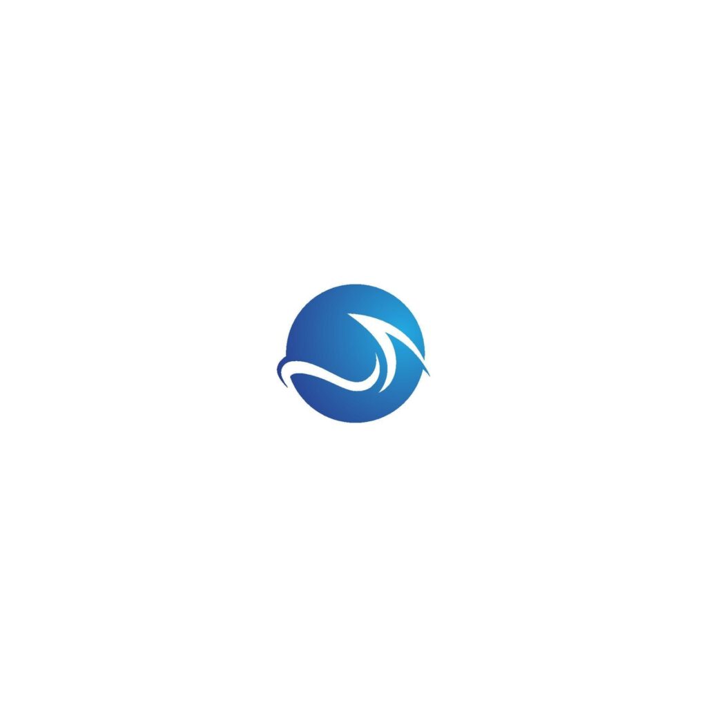 Water Wave symbol and icon Logo Template vector Stock Free