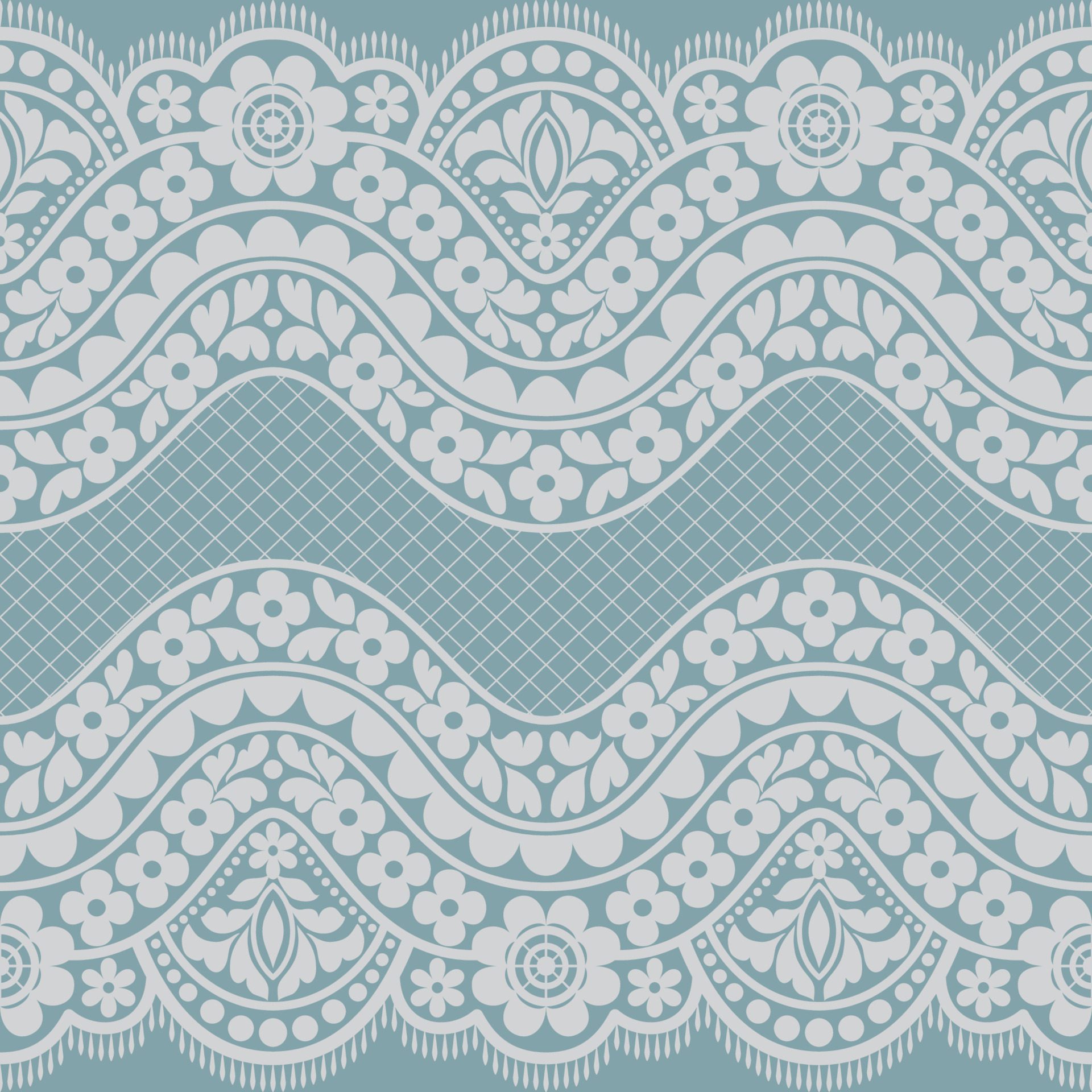 Vertical Seamless pattern lace. Free Vector