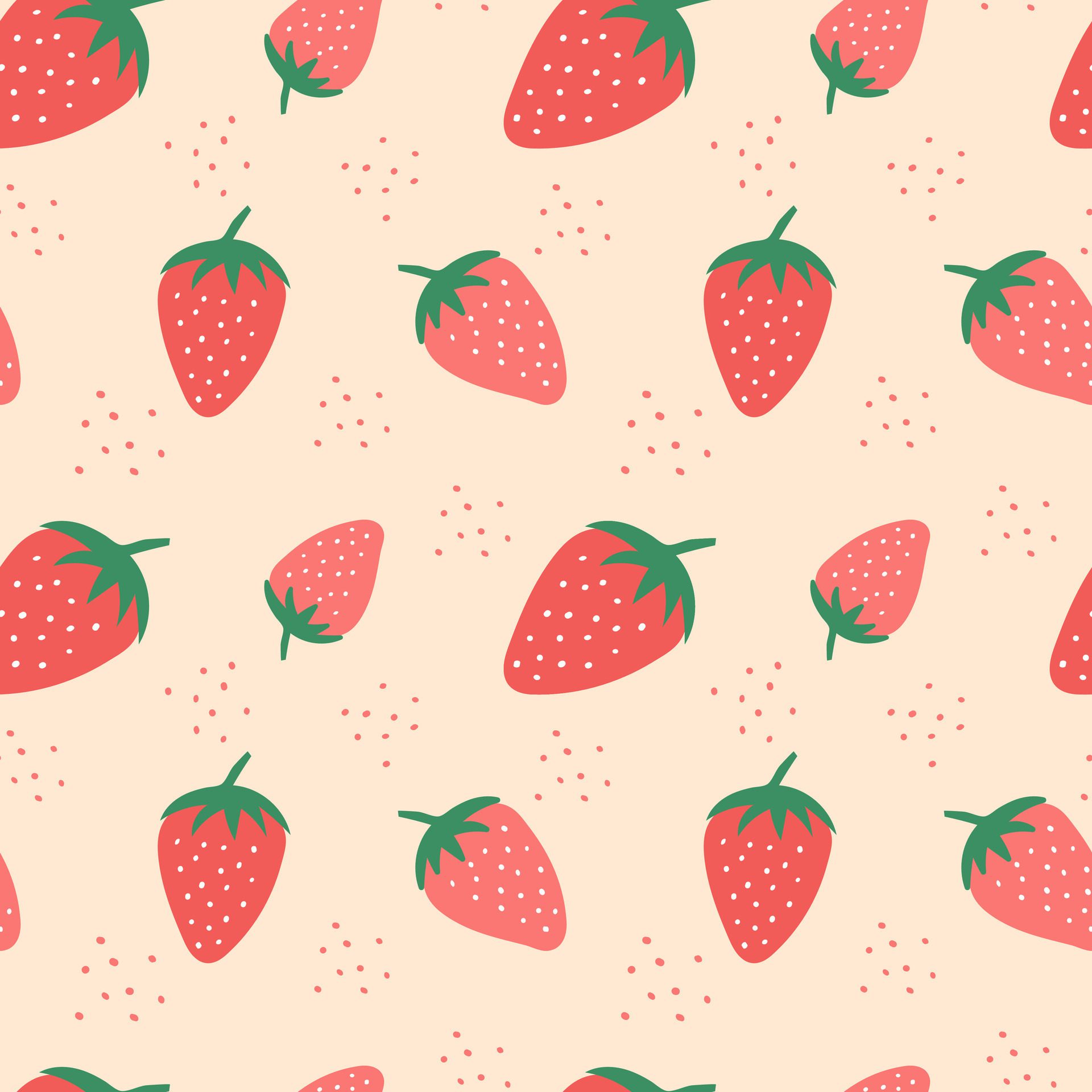 summer fruits seamless patterns Free Vector