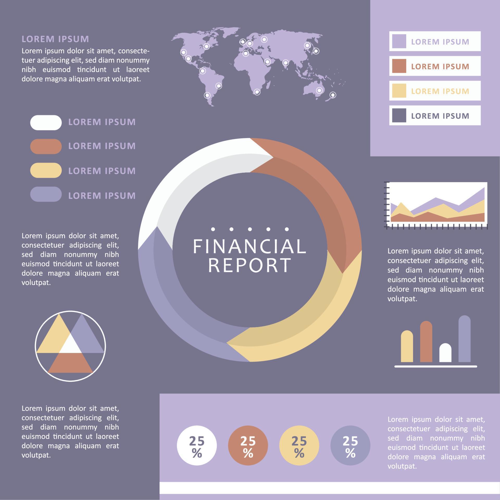 statistics infographic arrows template Stock Free