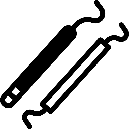 Probe, dental, explorer icon