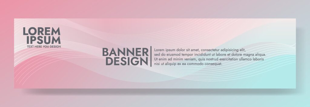 Abstract Pink Fluid Wave Banner Template Free Vector