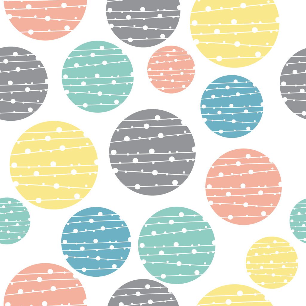 Geometric Circle Pattern Background Free Vector