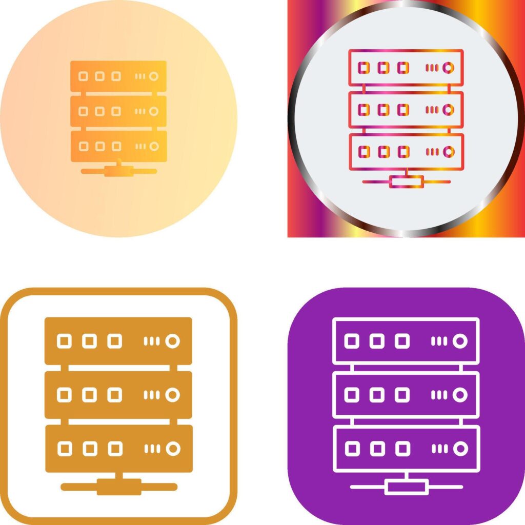 Server Icon Design Stock Free