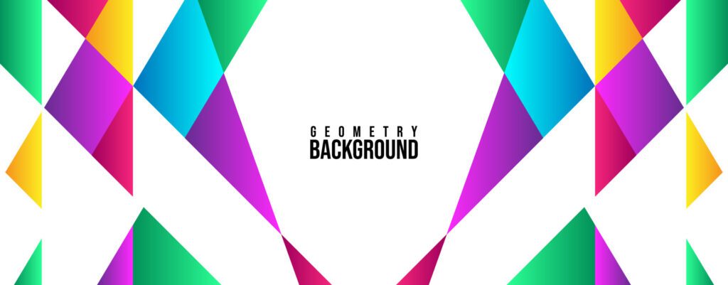 Trend Geometry Abstract Background Template Design colorful Geometrical Background Free Vector and Free SVG