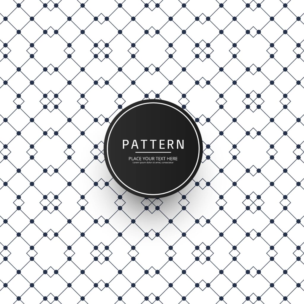 Seamless geometric creative pattern design vector Free Vector