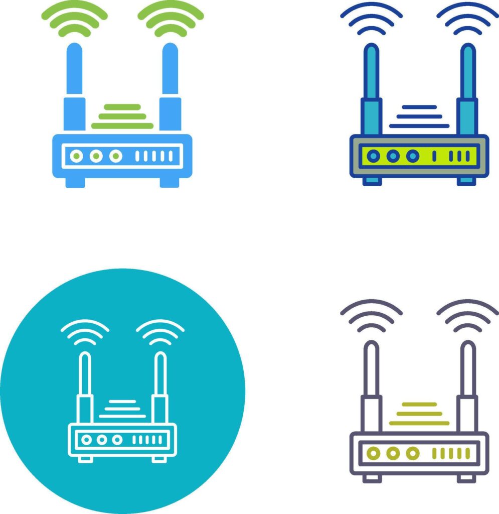 Router Icon Design Stock Free