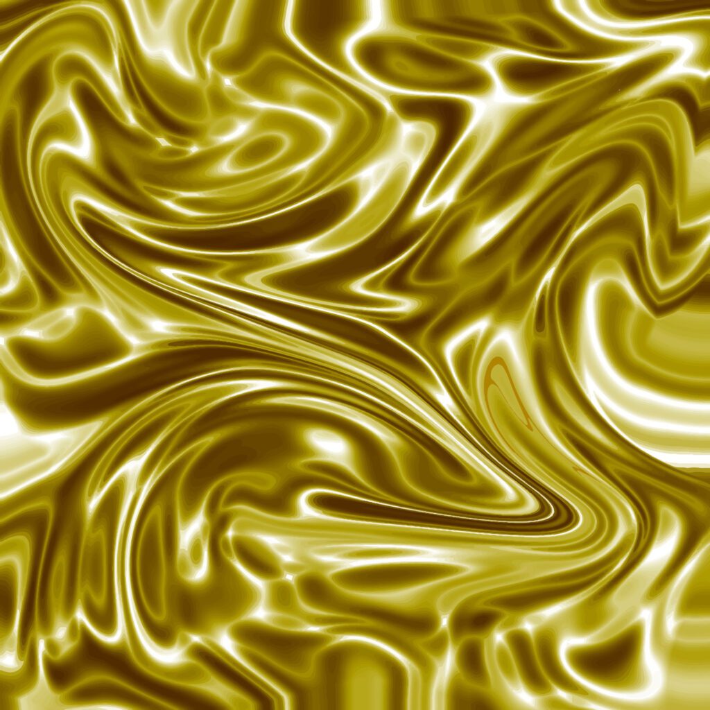 Satin silk background Gold color Free Vector