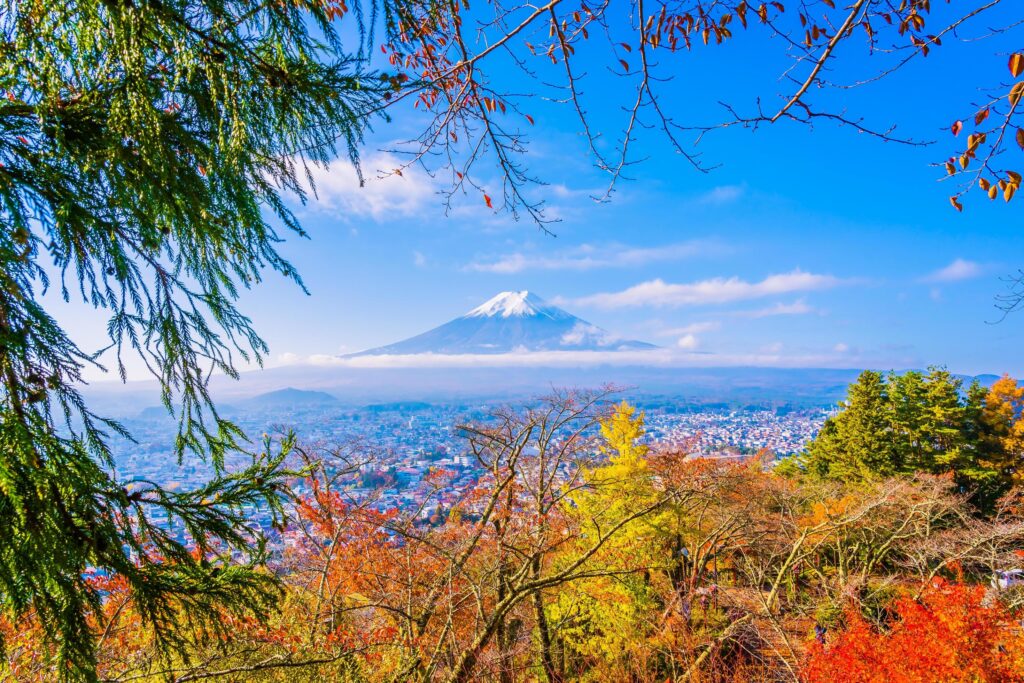 Mt. Fuji in Japan in autumn Stock Free