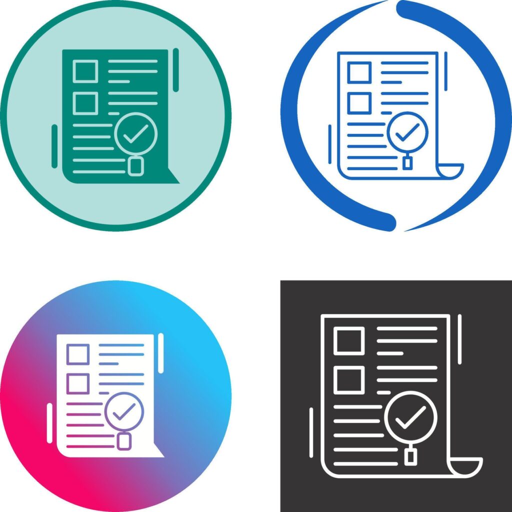 SEO Audit Icon Design Stock Free