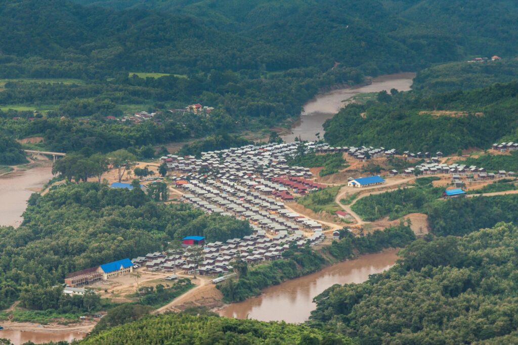 View for lannscape in luang prabang, Laos. Stock Free