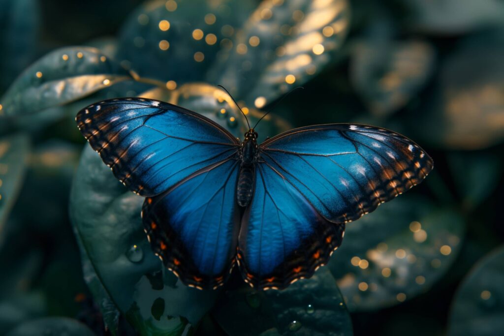 Blue Butterfly Stock Free