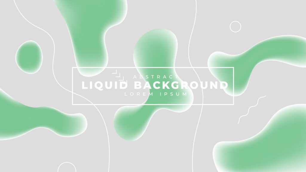 Liquid color background design. Fluid gradient shapes composition. Cool background design for poster, banner Free Vector