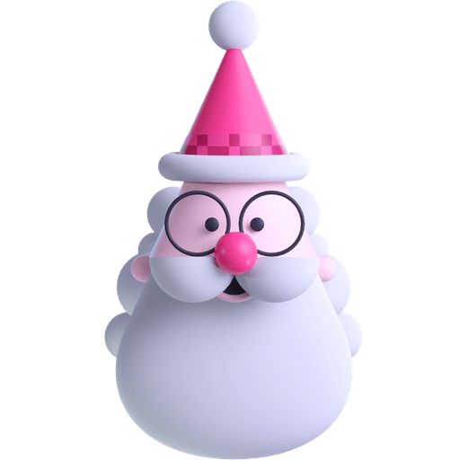 Christmas, xmas, santa claus 3D illustration