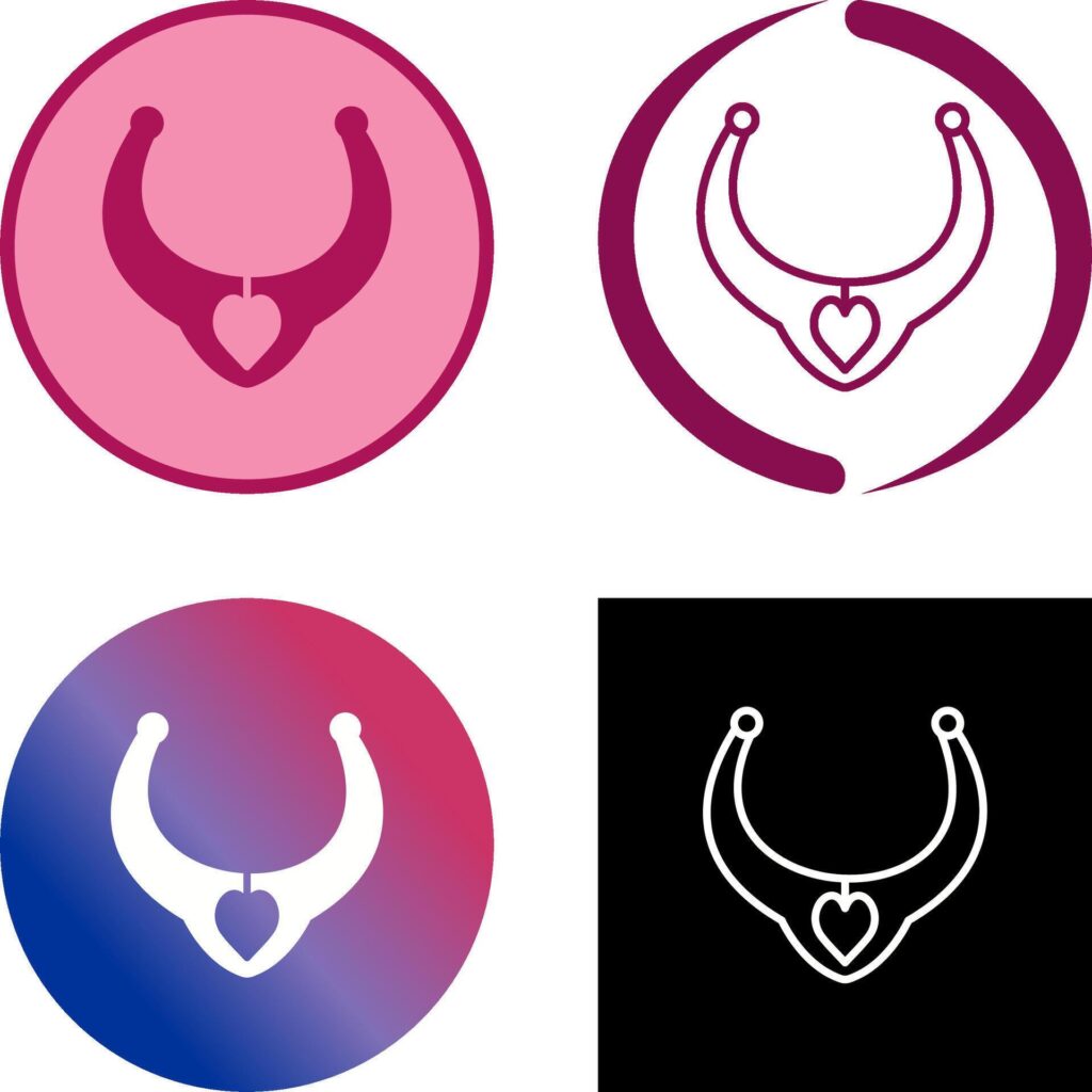 Necklace Icon Design Stock Free