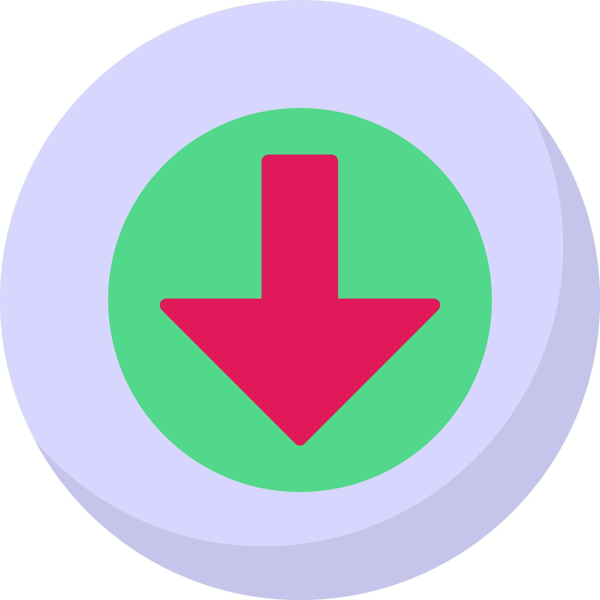 Arrow Alt Circle Down Vector Icon Design Stock Free