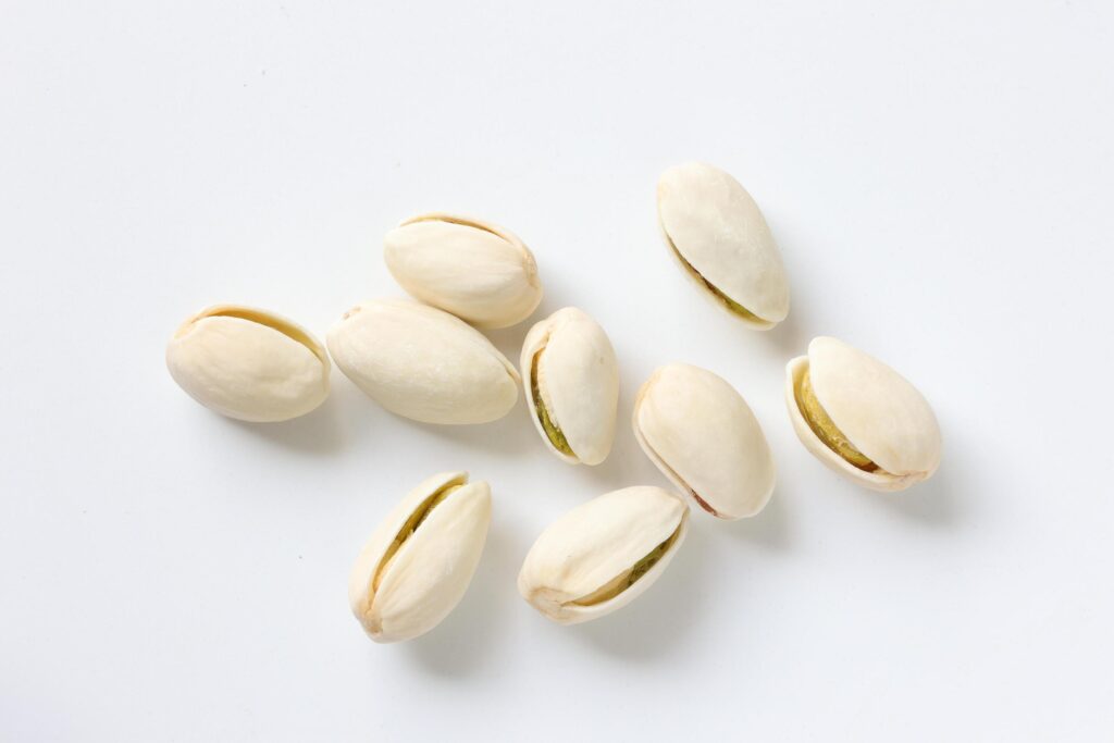 Pistachio nut isolated on white background Stock Free